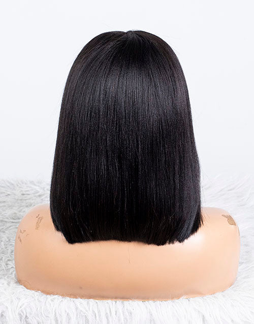 Clearance - 13x6" Lace Front Wig Indian Hair - 12" Yaki Size 1 - MTY-3803