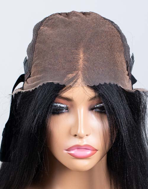 Clearance - 13x6" Lace Front Wig Indian Hair - 16" Yaki Size 1 - MTY-1805