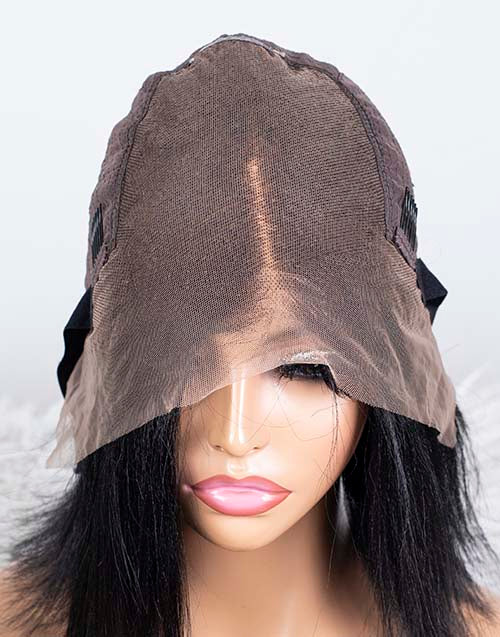 Clearance - 13x6" Lace Front Wig Indian Hair 160% Density - 10" Yaki Size 1 - MTY-3787