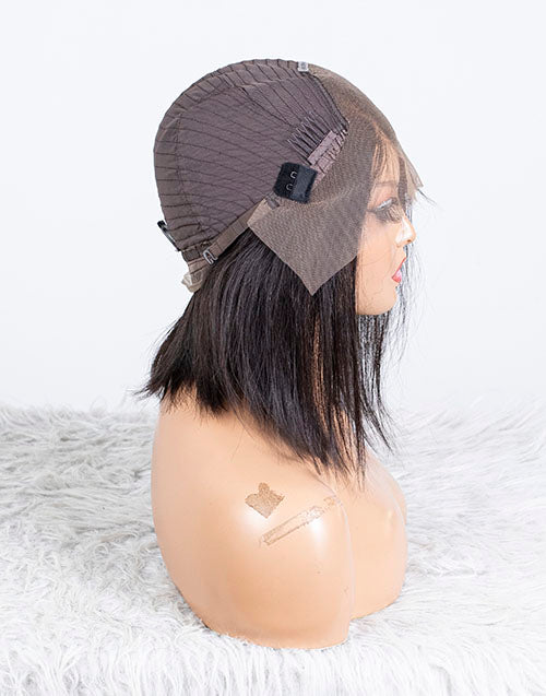 Clearance - 13x4" Lace Front Wig Indian Hair - 12" Silky Size 1 - MTY-3806