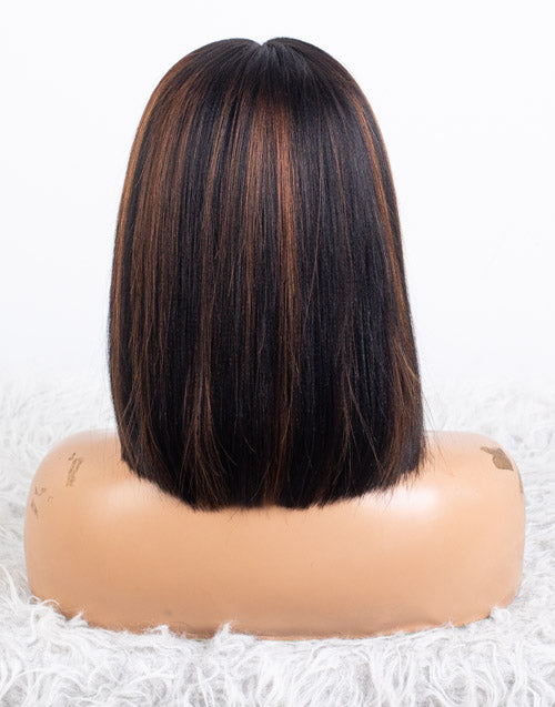 Clearance - 13x6" Indian Hair - 10" Yaki Size 1 - MTY-4802