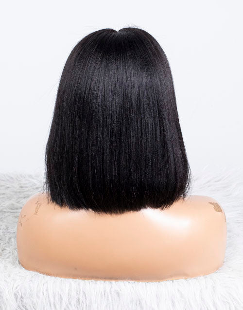 Clearance - 13x6" Lace Front Wig Indian Hair - 10" Yaki Size 1 - MTY-3781