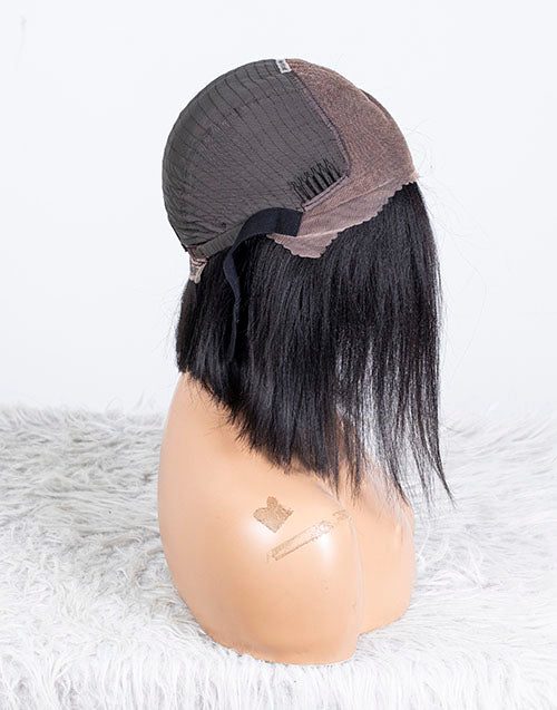 Clearance - 13x6" Lace Front Wig Indian Hair - 10" Yaki Size 1 - MTY-3781