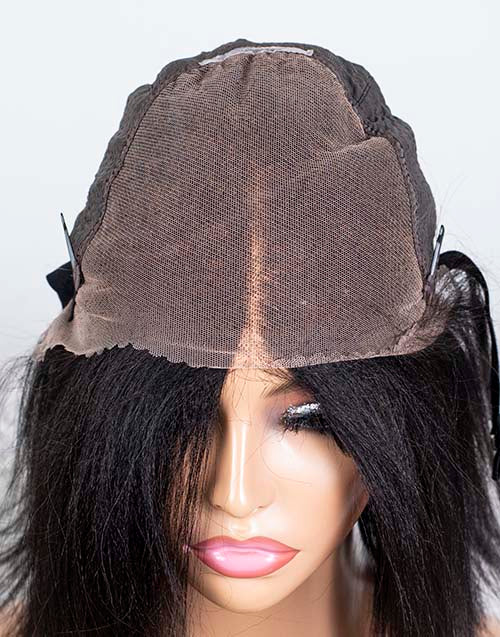 Clearance - 13x6" Lace Front Wig Indian Hair - 10" Yaki Size 1 - MTY-3781