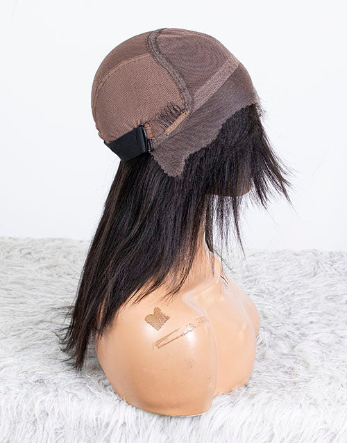 Clearance - 13x6" Malaysian Hair - 14" Yaki Size 1 - MTY-4515