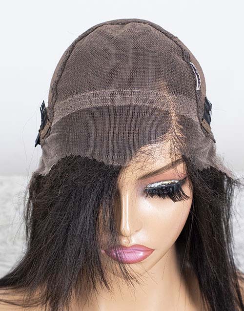 Clearance - 13x6" Malaysian Hair - 14" Yaki Size 1 - MTY-4515