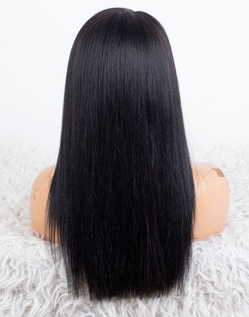 Clearance - 13x6" Indian Hair 160% Density - 16" Yaki Size 2 - MTY-4822