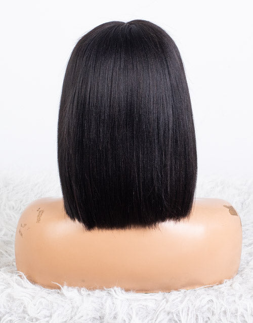 Clearance - 10x6" Closure Wig Indian Hair - 10" Yaki Size 1 - MTY-4816