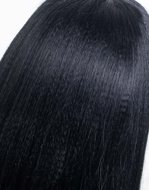 Clearance - 5x5" Closure Wig Indian Hair - 12" Yaki Size Average - MTY-4804