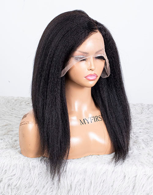 Clearance - 13x6" Indian Hair - 14" Kinky Size 2 - MTY-4539