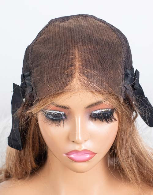 Clearance - 5x5" Closure Wig Indian Hair - 20" Silky Size Average - MTY-4803