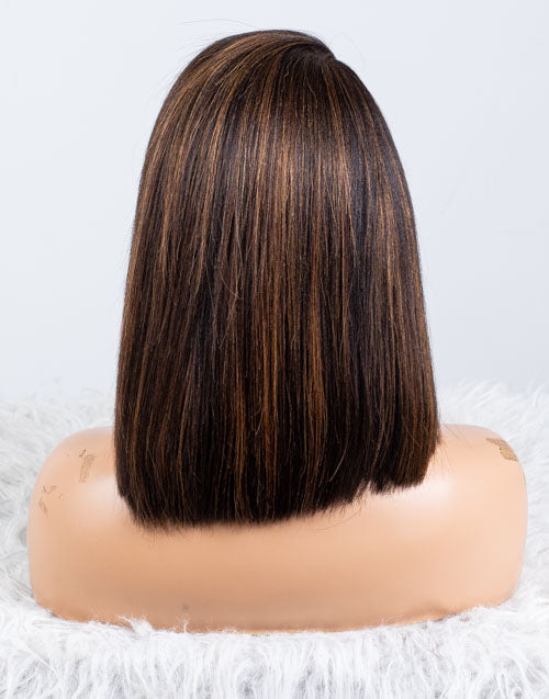 Clearance - 13x4.5" Lace Front Wig Malaysian Hair - 12" Yaki Size 1 - MTY-1798