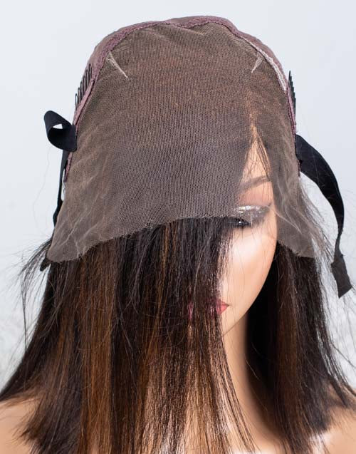 Clearance - 13x4.5" Lace Front Wig Malaysian Hair - 12" Yaki Size 1 - MTY-1798