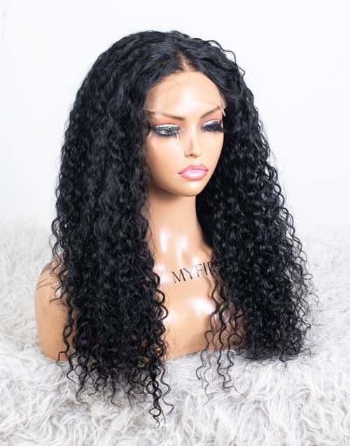 Clearance - 5x5" Closure Wig Indian Hair - 18" Silky Size Average - MTY-4798