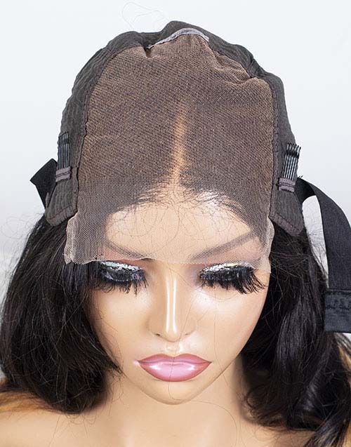 Clearance - 5x5" Closure Wig Indian Hair - 16" Silky Size Average - MTY-4505