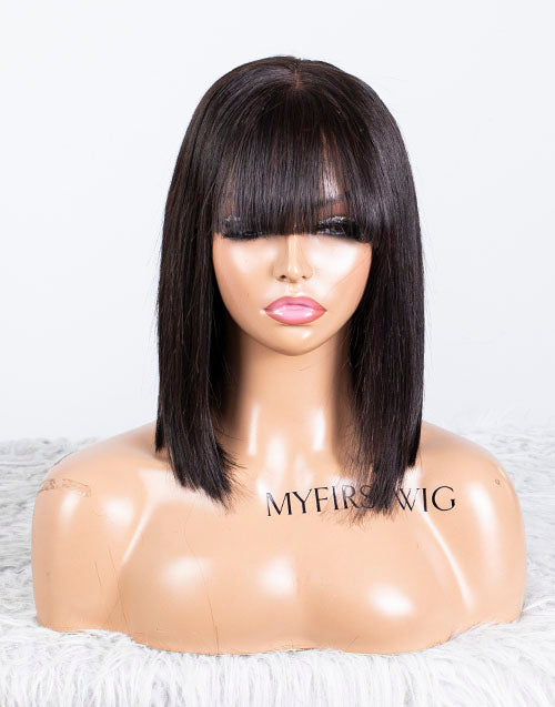 Clearance - 13x6" Lace Front Wig Malaysian Hair - 12"  Silky Size 1 - MTY - 3769