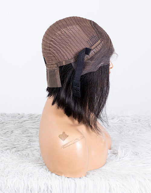 Clearance - 13x4" Lace Front Wig Malaysian Hair - 10"  Yaki Size 2 - MTY - 3751