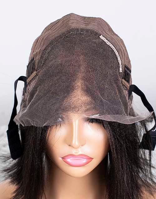 Clearance - 13x4" Lace Front Wig Malaysian Hair - 10"  Yaki Size 2 - MTY - 3751