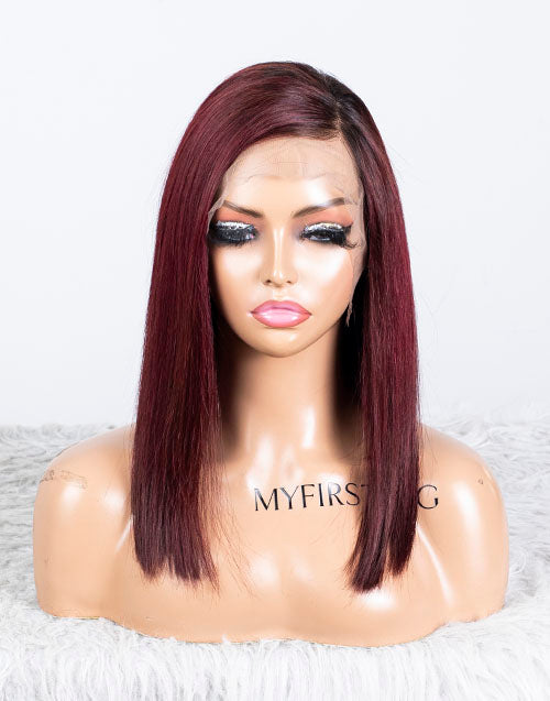 Clearance - 13x4" Lace Front Wig Indian Hair - 14" Silky Size 2 - MTY-3747
