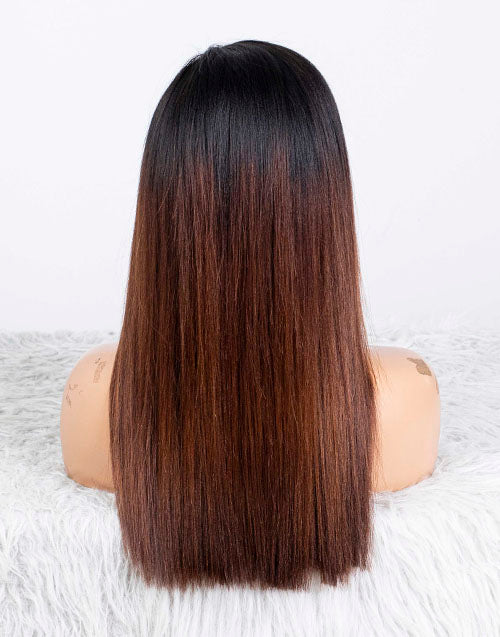 Clearance - 13x6" Lace Front Wig Indian Hair - 18" Yaki Size 2 - MTY-3777