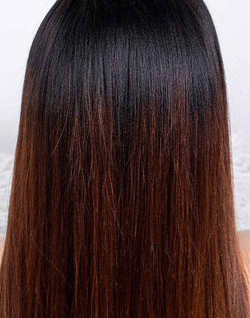 Clearance - 13x6" Lace Front Wig Indian Hair - 18" Yaki Size 2 - MTY-3777