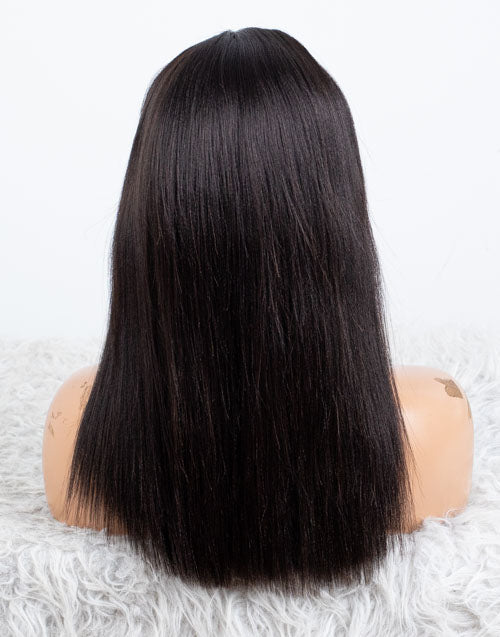 Clearance - Headband Wig Glueless No Lace Indian Hair - 16" Yaki Size 1 - MHY-530