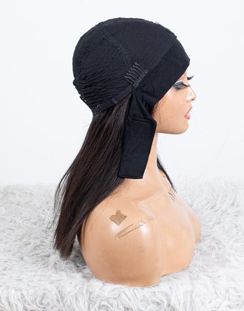 Clearance - Headband Wig Glueless No Lace Indian Hair - 16" Yaki Size 1 - MHY-530