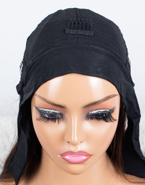 Ausverkauf - Stirnbandperücke ohne Kleber, keine Spitze, indisches Haar, 12 Zoll, seidig, Größe 1 - MHY-246