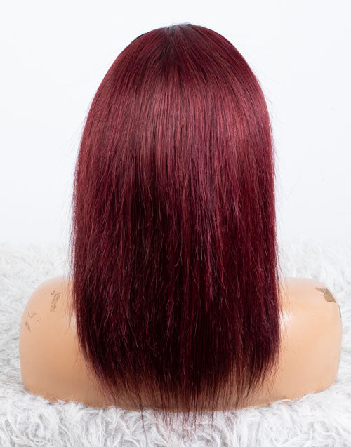 Ausverkauf - Stirnbandperücke ohne Kleber, keine Spitze, indisches Haar, 12 Zoll, seidig, Größe 1 - MHY-246