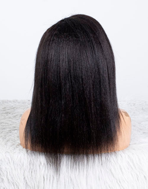 Clearance - 13x4" Lace Front Wig Indian Hair - 14" Kinky Size 1 - MTY-3774