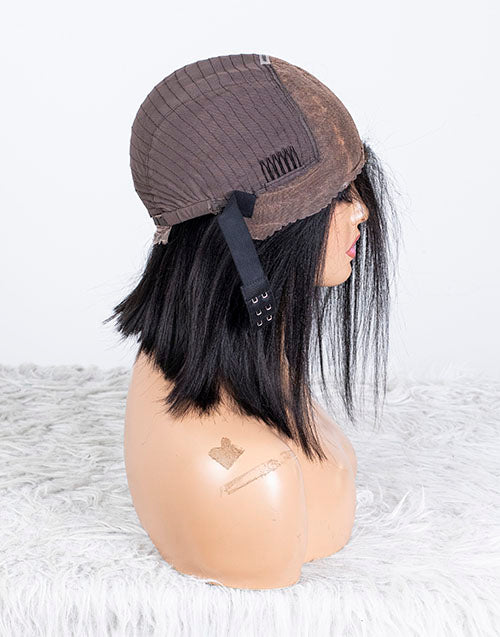 Clearance - 13x6" Lace Front Wig Indian Hair - 10" Yaki Size 1 - MTY-3764