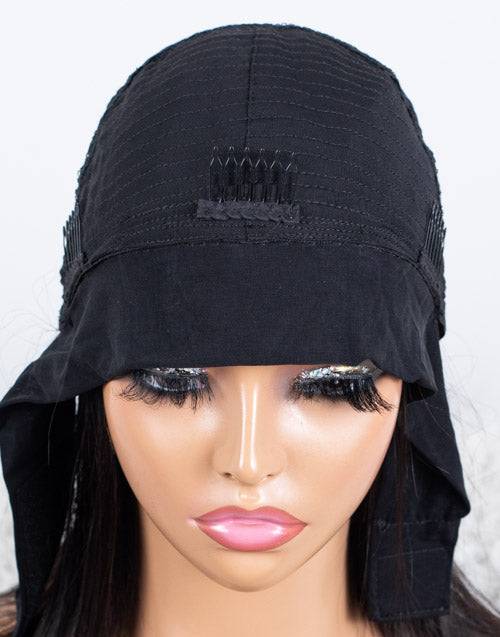 Ausverkauf - Stirnbandperücke ohne Kleber, keine Spitze, indisches Haar, 12 Zoll, seidig, Größe 1 - MHY-246