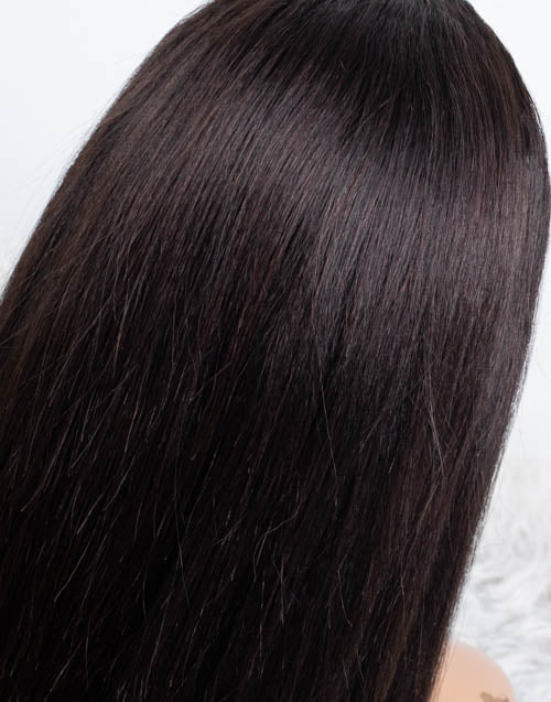 Clearance - Headband Wig Glueless No Lace Indian Hair - 18" Kinky Straight Size 1 - MHY-425