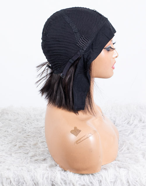 Clearance - Headband Wig Glueless No Lace Indian Hair - 10" Silky Size 1 - MHY-556