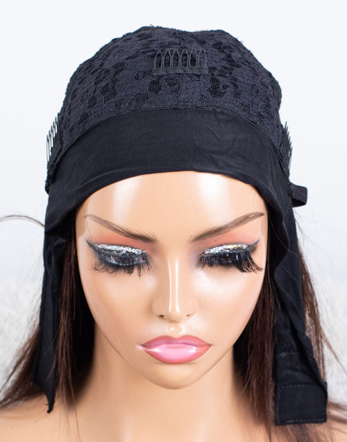 Ausverkauf - Stirnbandperücke ohne Kleber, keine Spitze, indisches Haar, 12 Zoll, seidig, Größe 1 - MHY-246