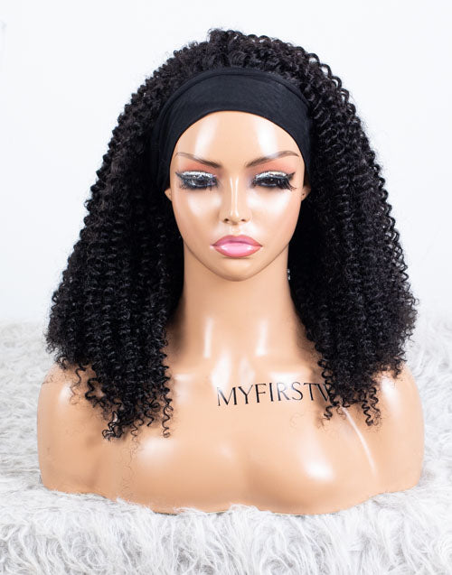 Clearance - Headband Wig Glueless No Lace Indian Hair - 20" Silky Size 1 - MHY-372