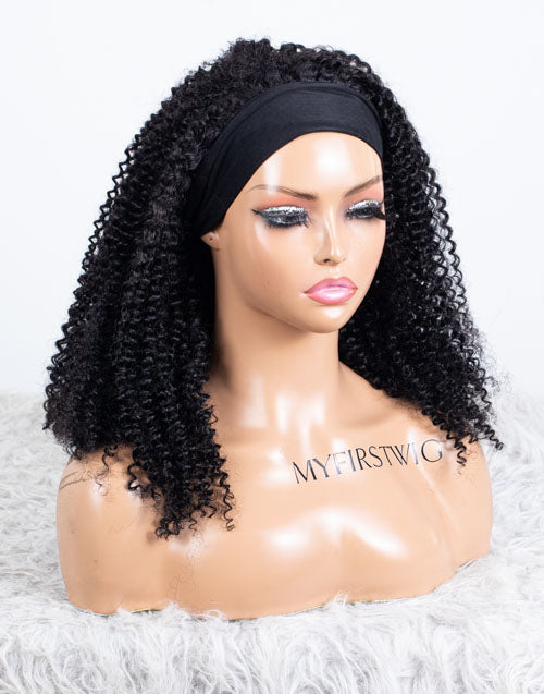 Clearance - Headband Wig Glueless No Lace Indian Hair - 20" Silky Size 1 - MHY-372