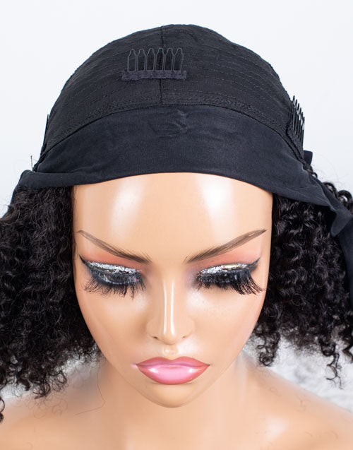 Ausverkauf - Stirnbandperücke ohne Kleber, keine Spitze, indisches Haar, 12 Zoll, seidig, Größe 1 - MHY-246