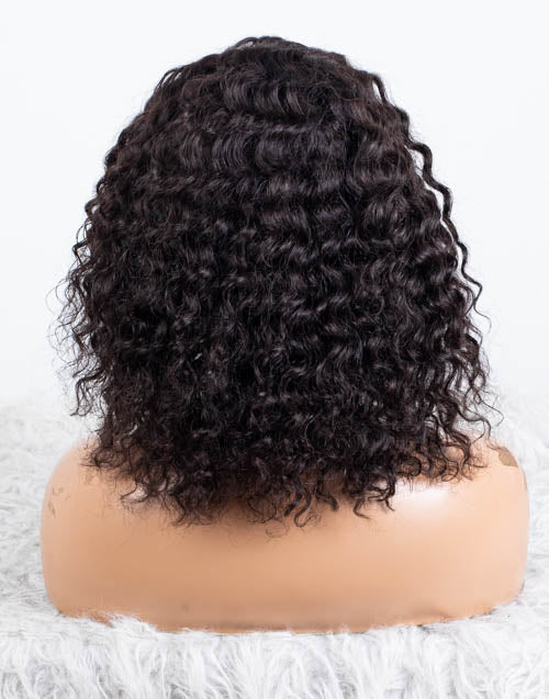 Ausverkauf - Stirnbandperücke ohne Kleber, keine Spitze, indisches Haar, 12 Zoll, seidig, Größe 1 - MHY-246