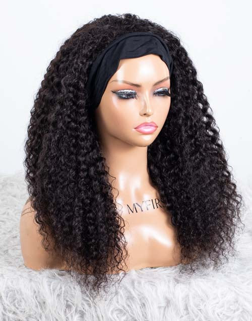 Clearance - Headband Wig Glueless No Lace Malaysian Hair - 20" Silky Size 2 - MHY-345