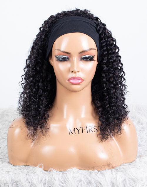 Ausverkauf - Stirnbandperücke ohne Kleber, keine Spitze, indisches Haar, 12 Zoll, seidig, Größe 1 - MHY-246