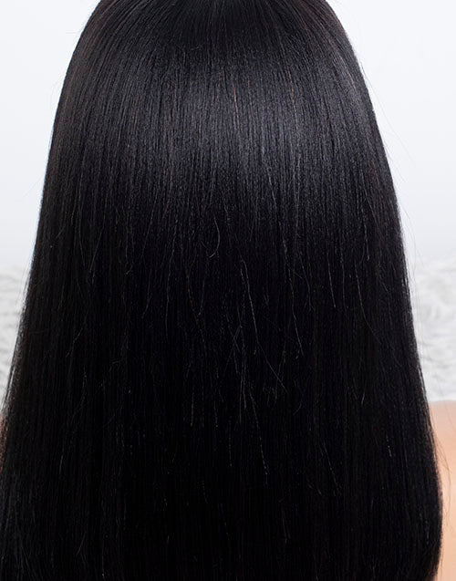 Clearance - 13x6" Indian Hair 160% Density - 14" Yaki Size 1 - MTY-4740