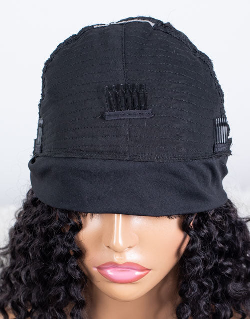 Ausverkauf - Stirnbandperücke ohne Kleber, keine Spitze, indisches Haar, 12 Zoll, seidig, Größe 1 - MHY-246