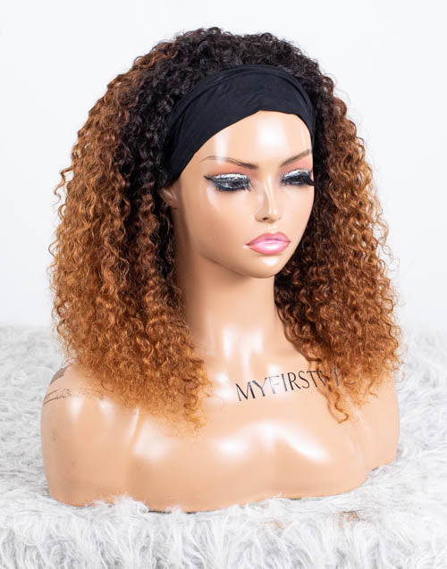 Clearance - Headband Wig Glueless No Lace Malaysian Hair - 16" Silky Size 1 - MHY-347