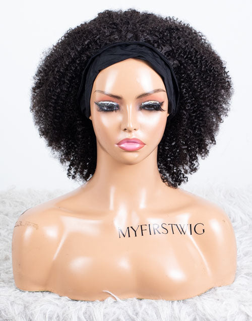 Ausverkauf - Stirnbandperücke ohne Kleber, keine Spitze, indisches Haar, 12 Zoll, seidig, Größe 1 - MHY-246