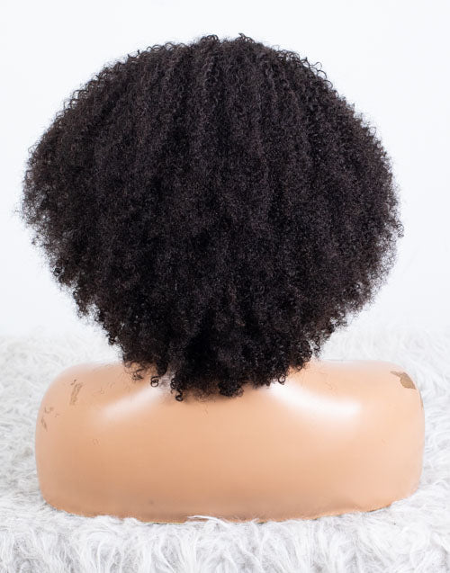 Ausverkauf - Stirnbandperücke ohne Kleber, keine Spitze, indisches Haar, 12 Zoll, seidig, Größe 1 - MHY-246