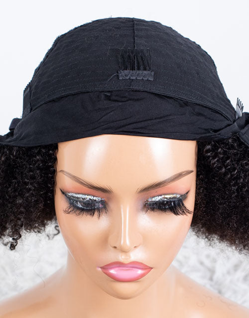 Ausverkauf - Stirnbandperücke ohne Kleber, keine Spitze, indisches Haar, 12 Zoll, seidig, Größe 1 - MHY-246