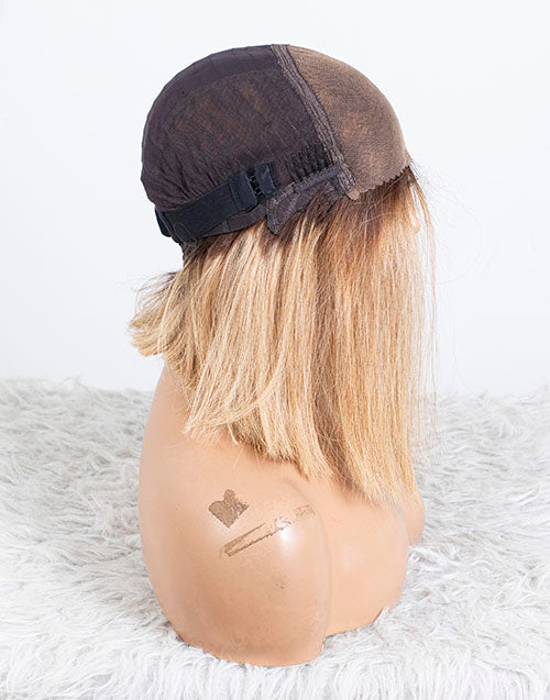 Clearance - 5x5" Closure Wig Indian Hair - 12" Silky Size Average - MTY-4749