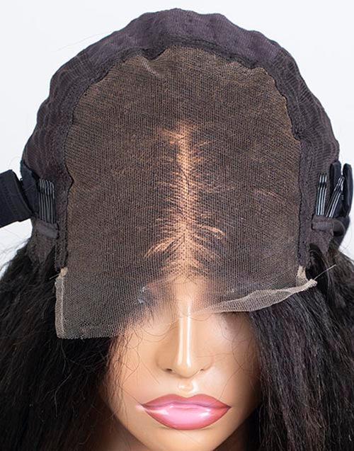 Clearance - 5x5" Closure Wig Indian Hair - 14" Yaki Size 1 - MT-3749