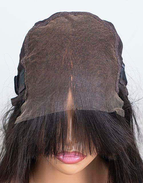 Clearance - 5x5" Closure Wig Indian Hair - 18" Silky Size Average - MTY-4743